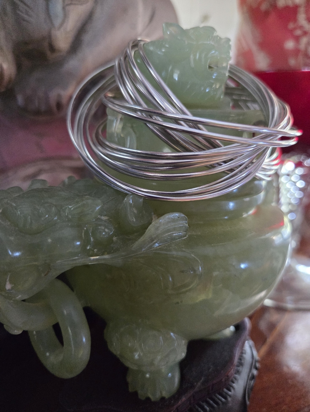 Vintage Sterling Silver 925  Silpada 21 Salute Connected Bangles - Picture 7 of 12